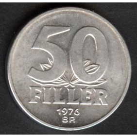 HUNGARY 50 Filler 1976