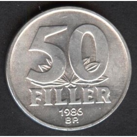 HUNGARY 50 Filler 1986