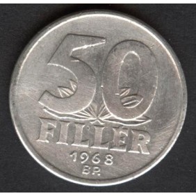 HUNGARY 50 Filler 1968