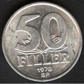 HUNGARY 50 Filler 1978