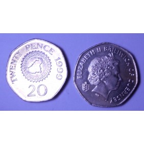 GUERNSEY 20 Pence 1999