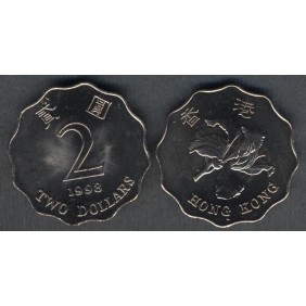 HONG KONG 2 Dollars 1998