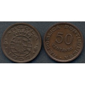 ANGOLA 50 Centavos 1957