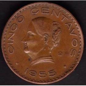 MEXICO 5 Centavos 1955