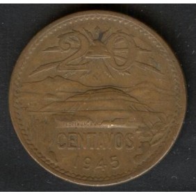 MEXICO 20 Centavos 1945