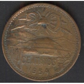 MEXICO 20 Centavos 1954
