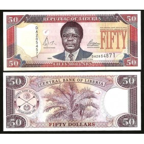 LIBERIA 50 Dollars 2004