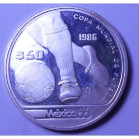 MEXICO 50 Pesos 1986 World...