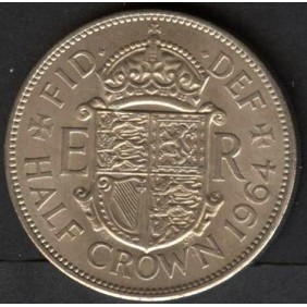 GREAT BRITAIN 1/2 Crown 1964