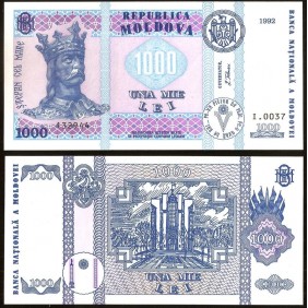 MOLDOVA 1000 Lei 1992