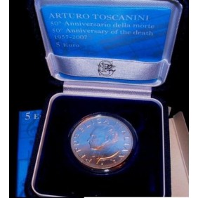 ITALIA 5 Euro 2007 A.Toscanini