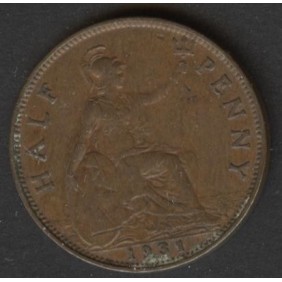 GREAT BRITAIN 1/2 Penny 1931