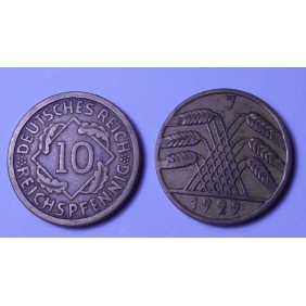 GERMANY WEIMAR REPUBLIC 10...