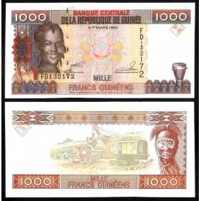 GUINEA 1000 Francs 1998