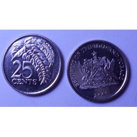 TRINIDAD & TOBAGO 25 Cents...