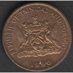 TRINIDAD & TOBAGO 1 Cent 1990