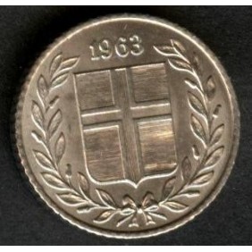 ICELAND 10 Aurar 1963