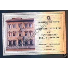 5000 Lire 1993 650°...