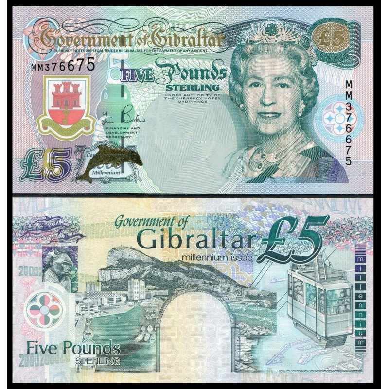 Gibraltar Pounds Commemorative