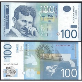 SERBIA 100 Dinara 2013