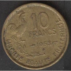 FRANCE 10 Francs 1953 B
