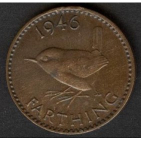GREAT BRITAIN 1 Farthing 1946