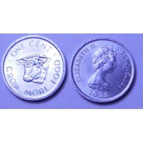 SEYCHELLES 1 Cent 1972 FAO