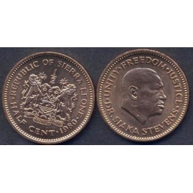 SIERRA LEONE 1/2 Cent 1980...