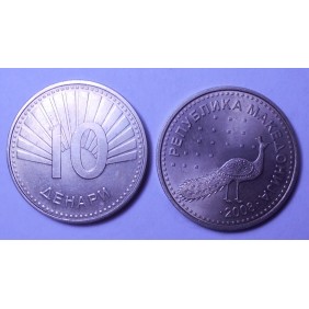 MACEDONIA 10 Denari 2008