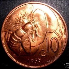 10 Centesimi APE 1936