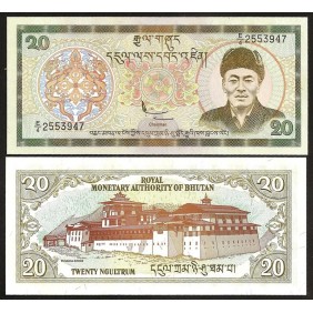 BHUTAN 20 Ngultrum 2000