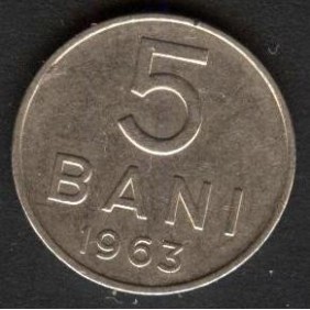ROMANIA 5 Bani 1963