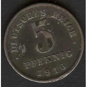 GERMANY EMPIRE 5 Pfennig...