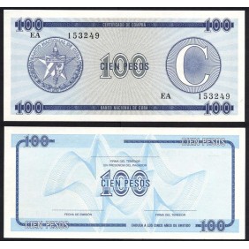CUBA 100 Pesos 1985 Series C