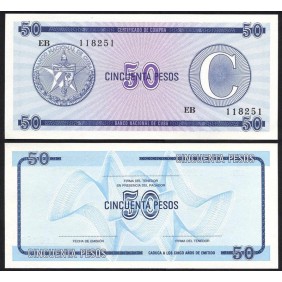 CUBA 50 Pesos 1985 Series C