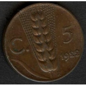 5 Centesimi 1922