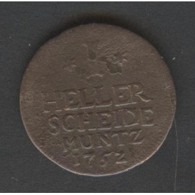 HESSE CASSEL 1 Heller 1752