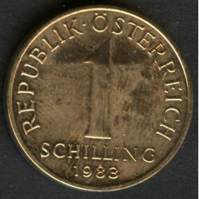 AUSTRIA 1 Schilling 1983 Proof