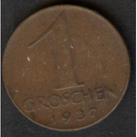 AUSTRIA 1 Groschen 1937