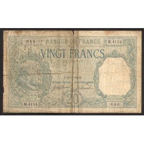 FRANCE 20 Francs 1918