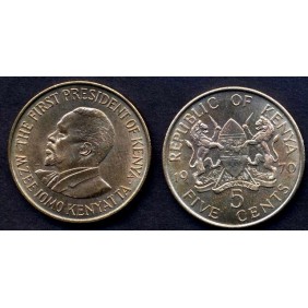 KENYA 5 Cents 1970