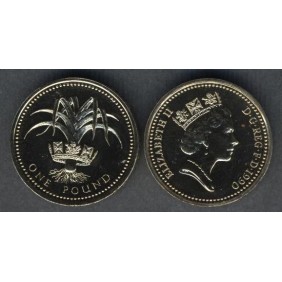 GREAT BRITAIN 1 Pound 1990