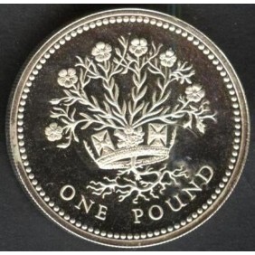 GREAT BRITAIN 1 Pound 1991...