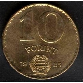 HUNGARY 10 Forint 1985