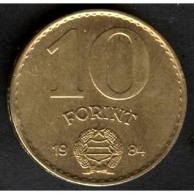 HUNGARY 10 Forint 1984