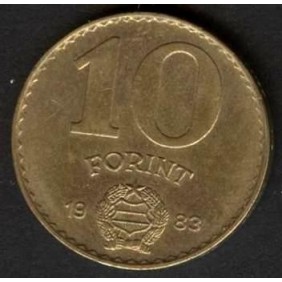 HUNGARY 10 Forint 1983