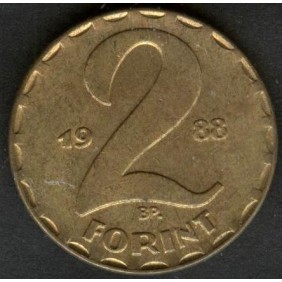 HUNGARY 2 Forint 1988
