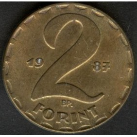 HUNGARY 2 Forint 1987