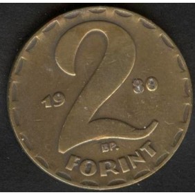 HUNGARY 2 Forint 1980