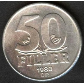 HUNGARY 50 Filler 1980
